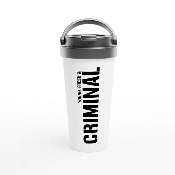 „Young, Fresh & Criminal“ Reisebecher