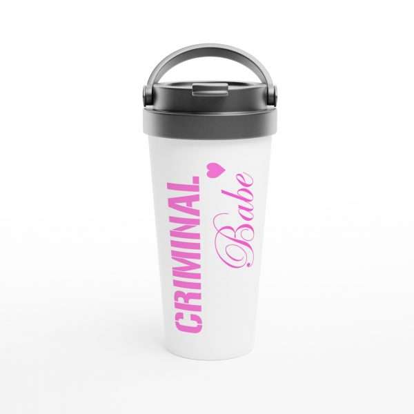 „Criminal Babe“ Reisebecher